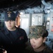 Marine NCO Pilots USS Essex