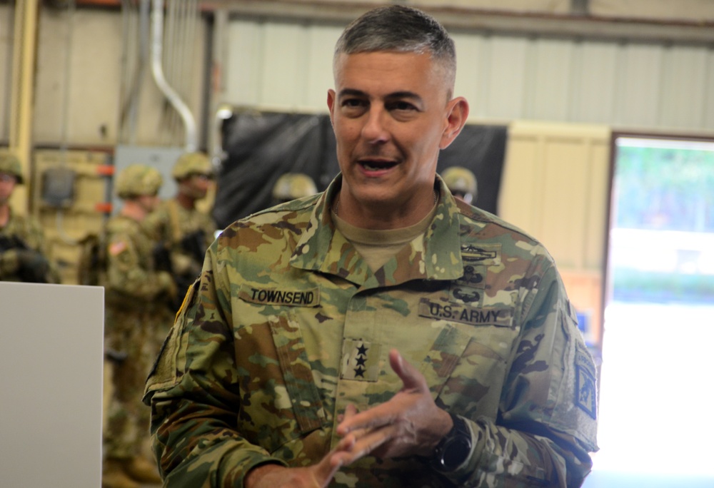 XVIII ABN Commander Visits Army's first SFAB