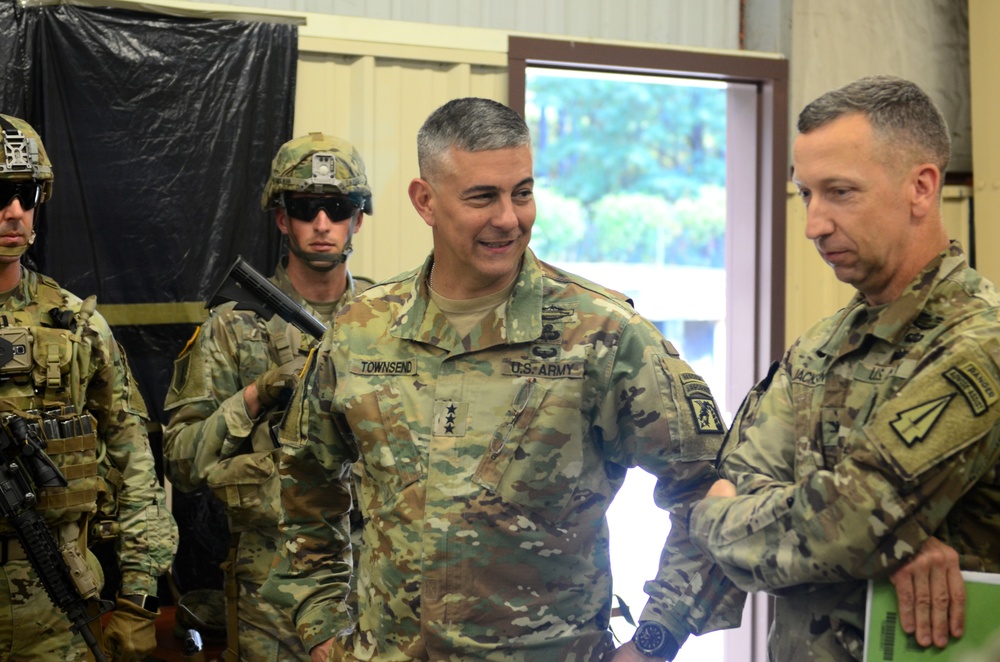 XVIII ABN Corps Commander visits Army's first SFAB