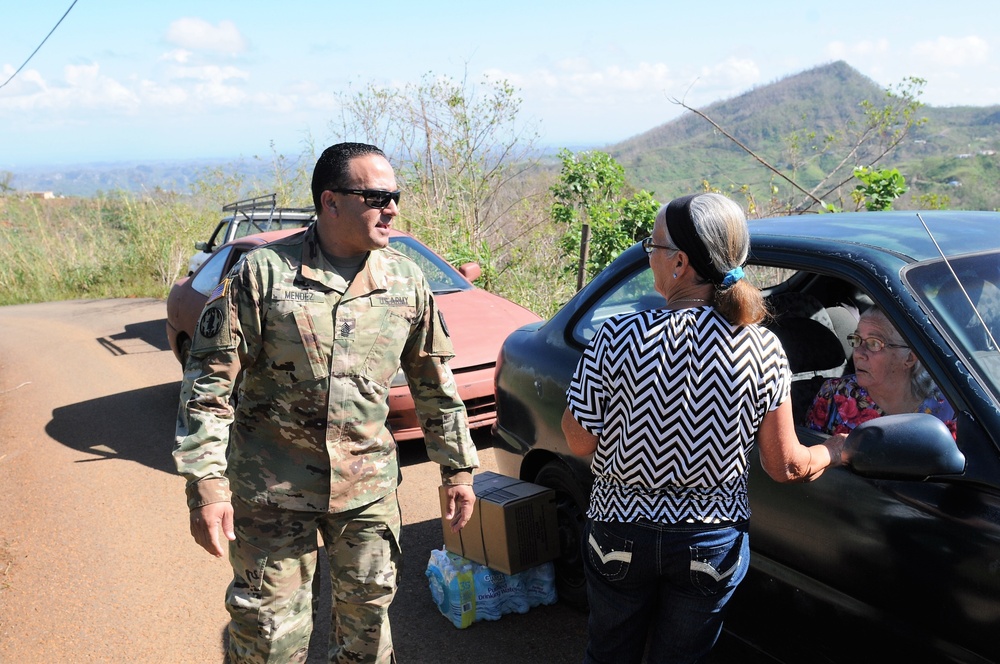 Food, Water and Hygiene Products to impacted areas in Utuado, Puerto Rico.