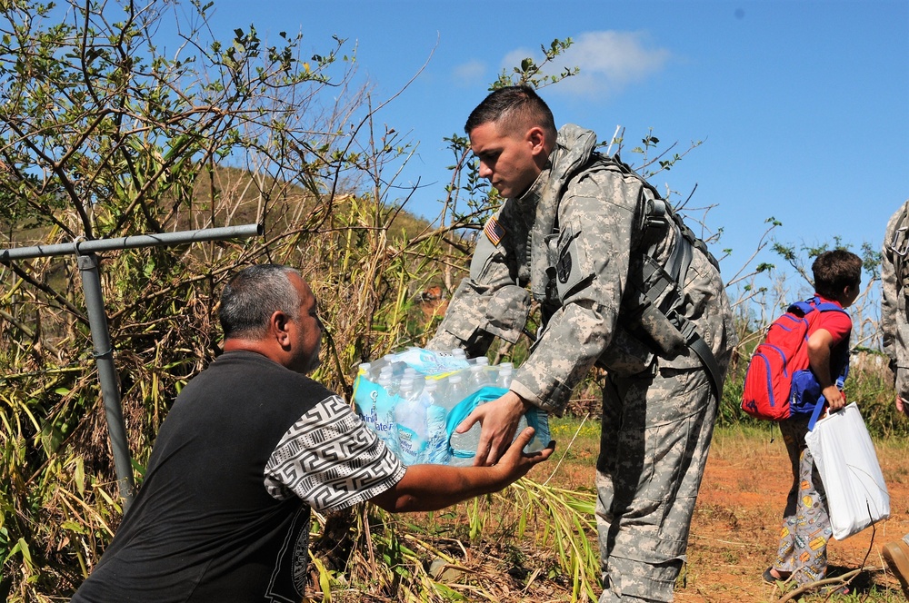 Food, Water and Hygiene Products to impacted areas in Utuado, Puerto Rico.