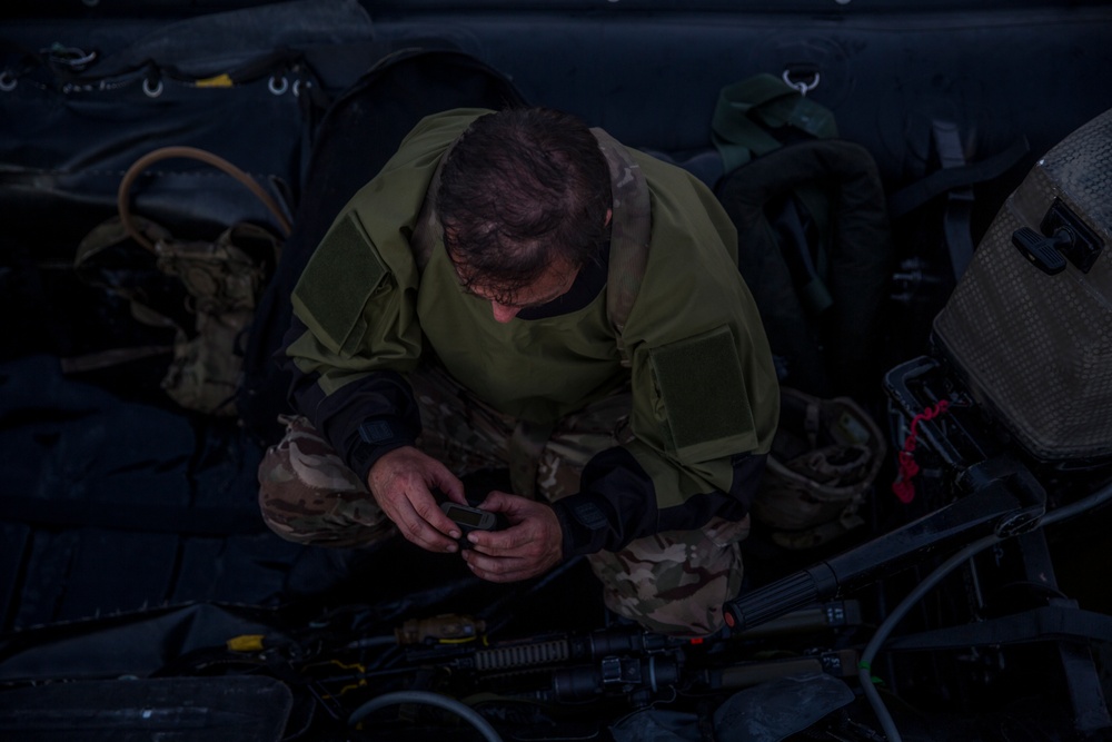 Night Moves: Surveillance and Reconnaissance Squadron practices infiltration