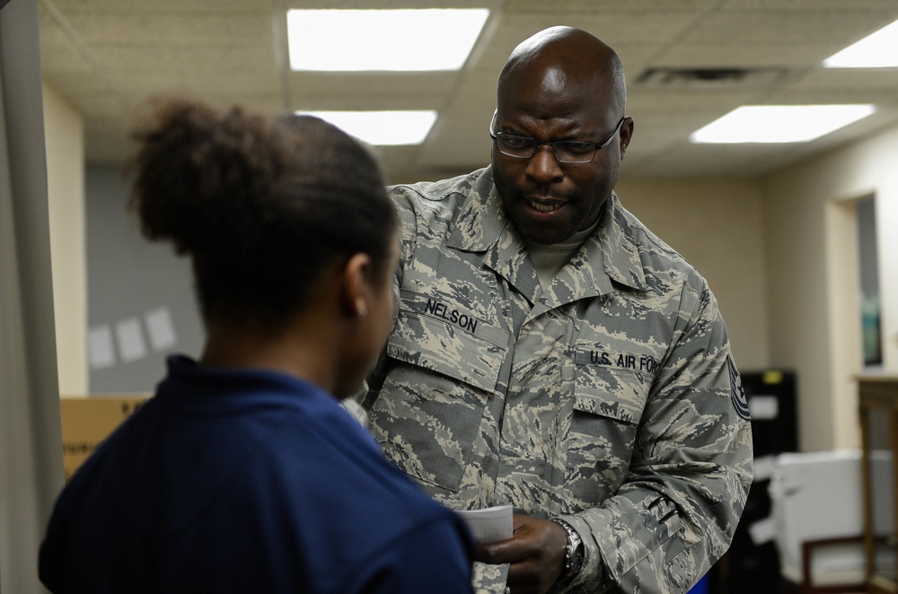 Theater group shares prevention, response message across Air Force