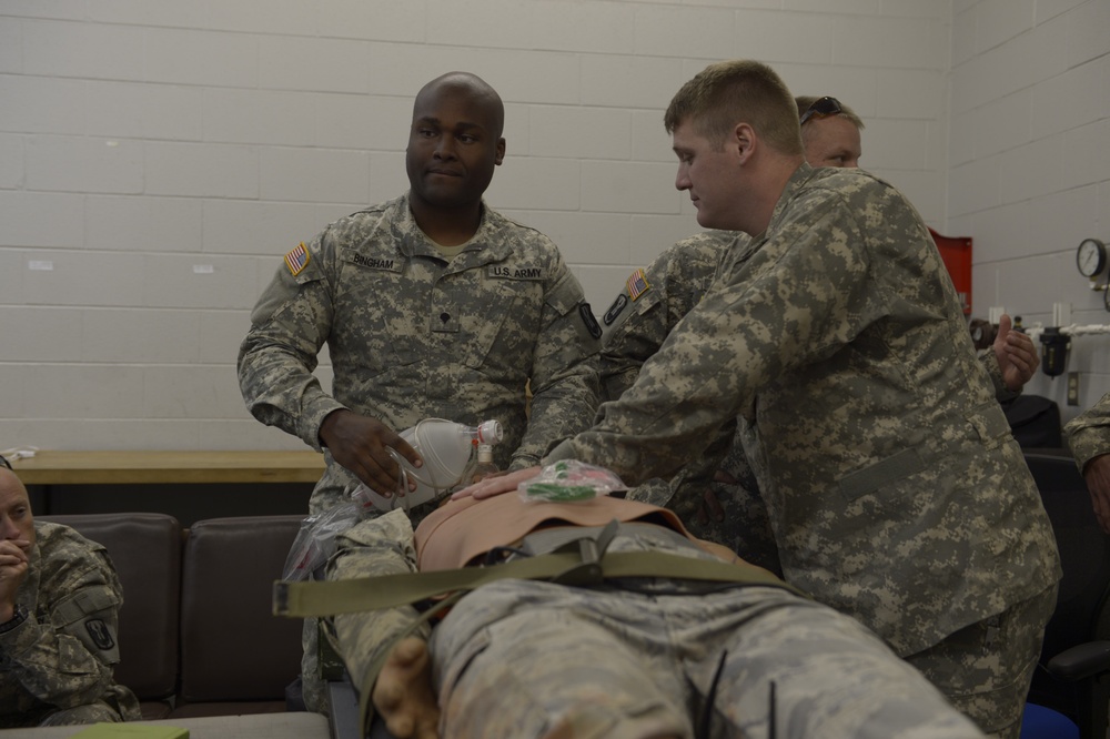 Southern Strike 18: 1-168 Soldiers Conduct Triage Training