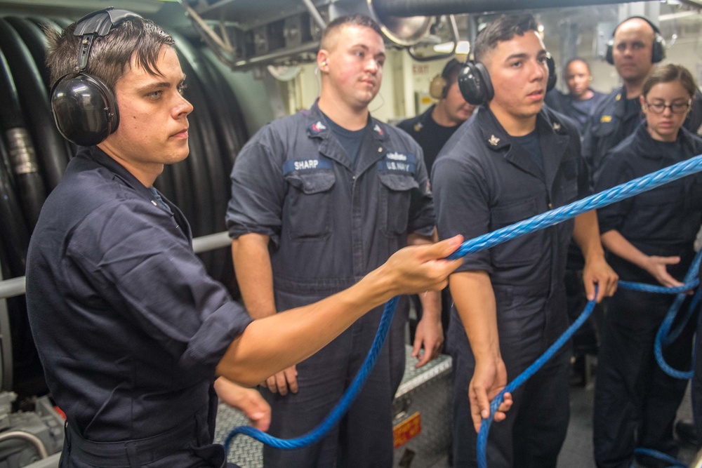 USS Halsey deployment