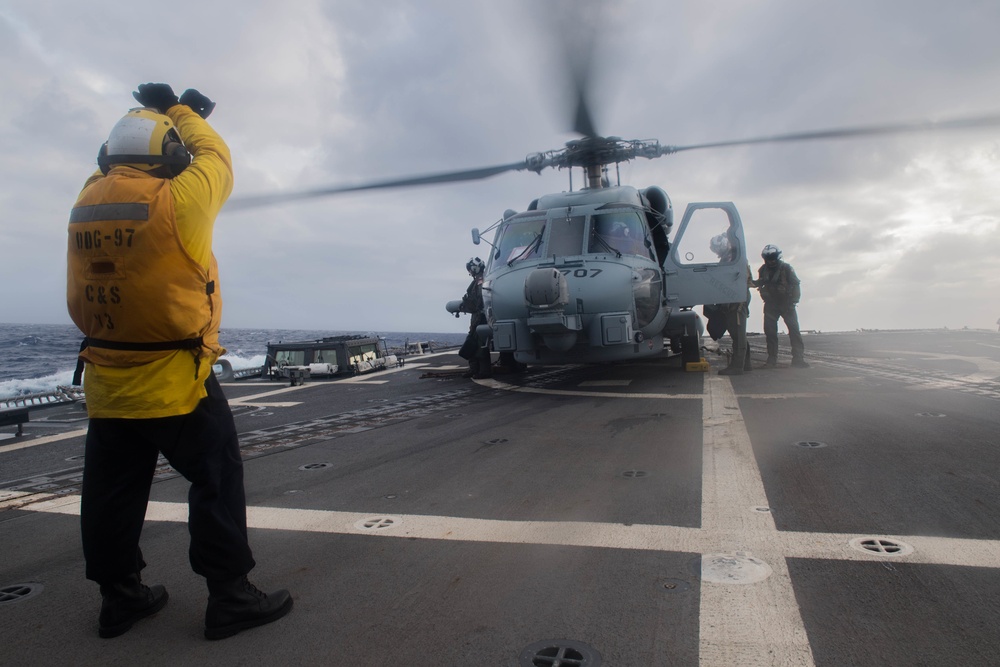 USS Halsey deployment