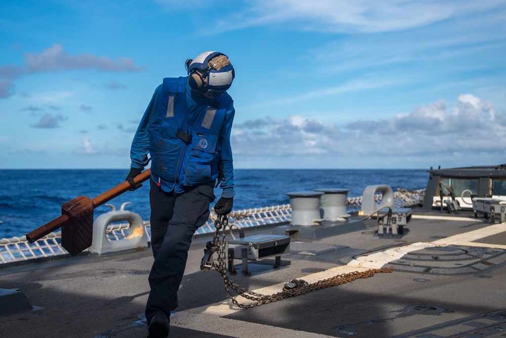 USS Halsey deployment