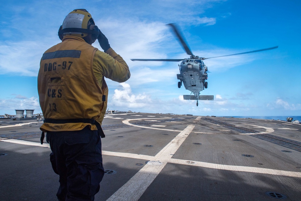 USS Halsey deployment