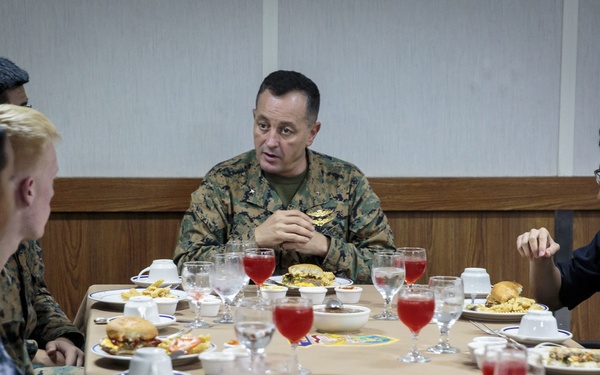 Troop Luncheon With Leadership
