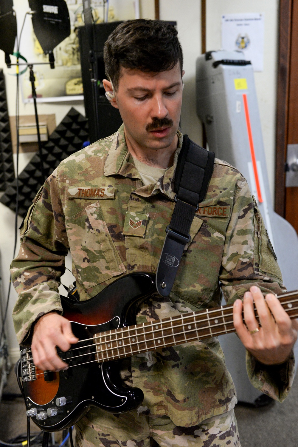 The AFCENT Band, Touch-n-Go, records their punk rock rendition of the Air Force Song