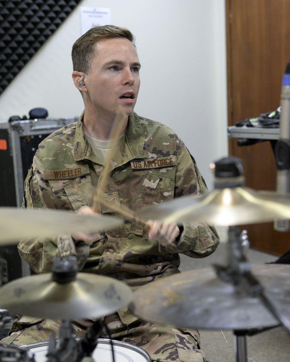 The AFCENT Band, Touch-n-Go, records their punk rock rendition of the Air Force Song