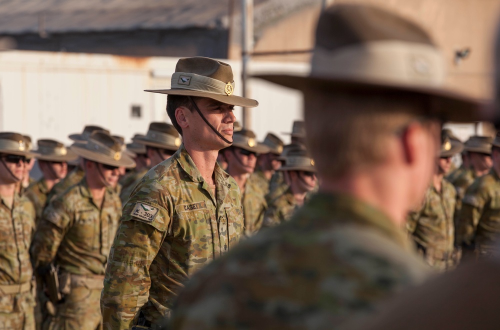 Australian Soldiers Celebrate Regimental Birthday