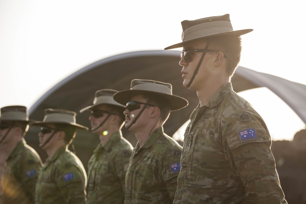 Australian Soldiers Celebrate Regimental Birthday