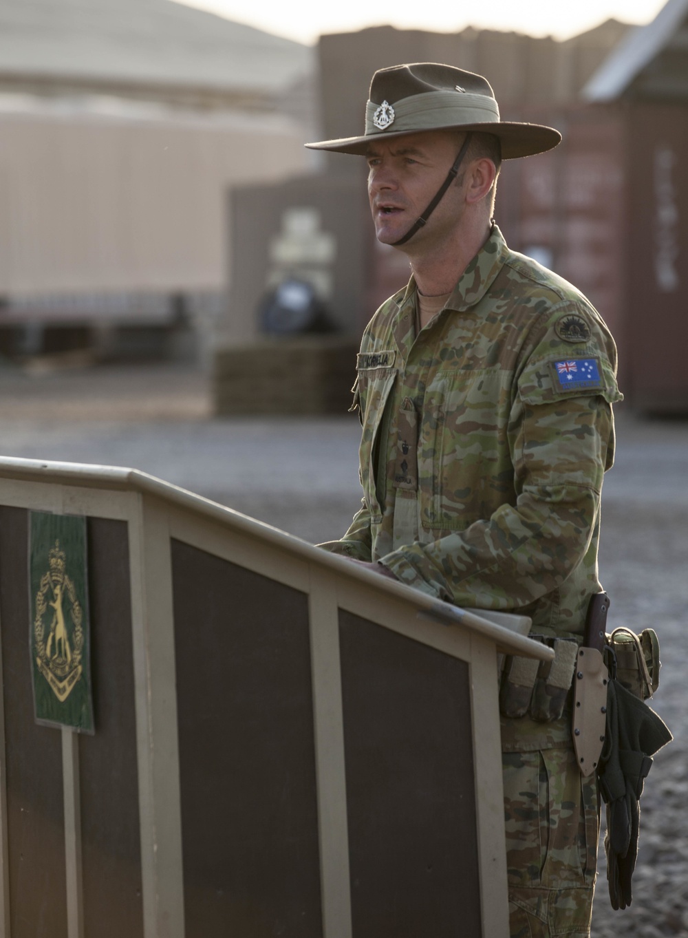 Australian Soldiers Celebrate Regimental Birthday