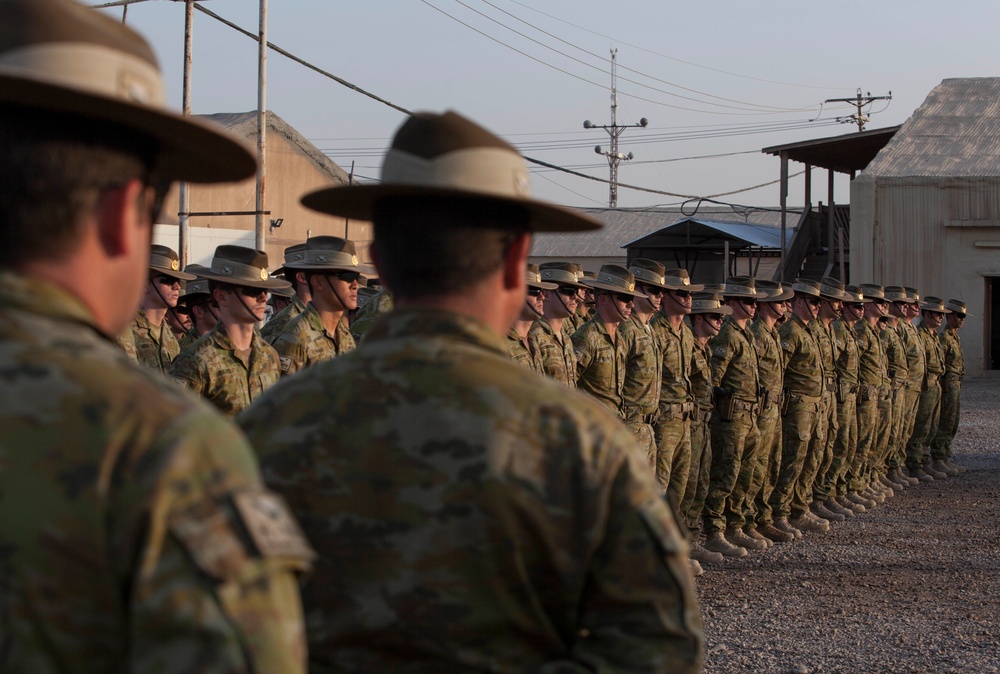 Australian Soldiers Celebrate Regimental Birthday