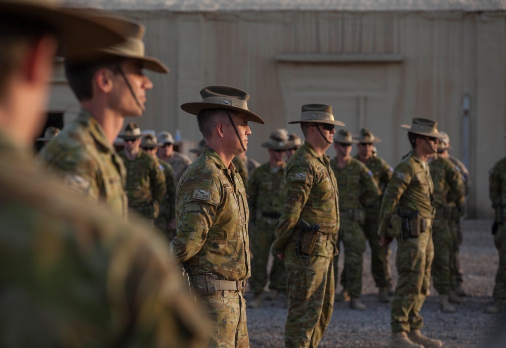 Australian Soldiers Celebrate Regimental Birthday