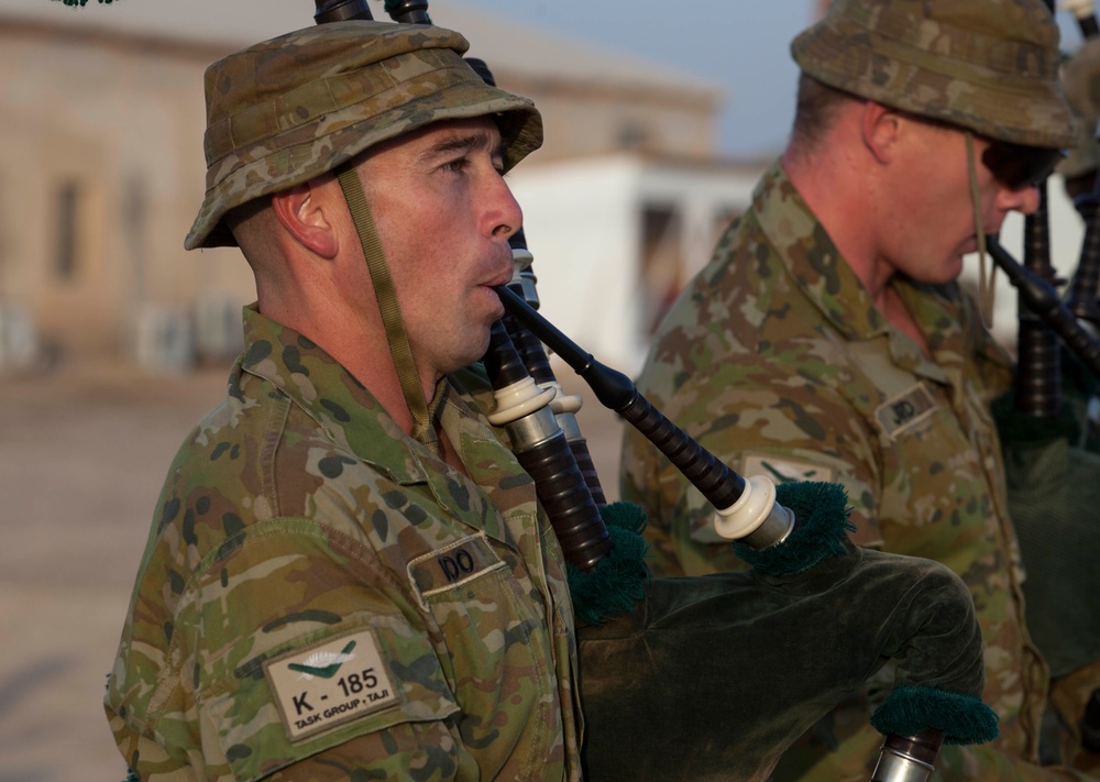 Australian Soldiers Celebrate Regimental Birthday