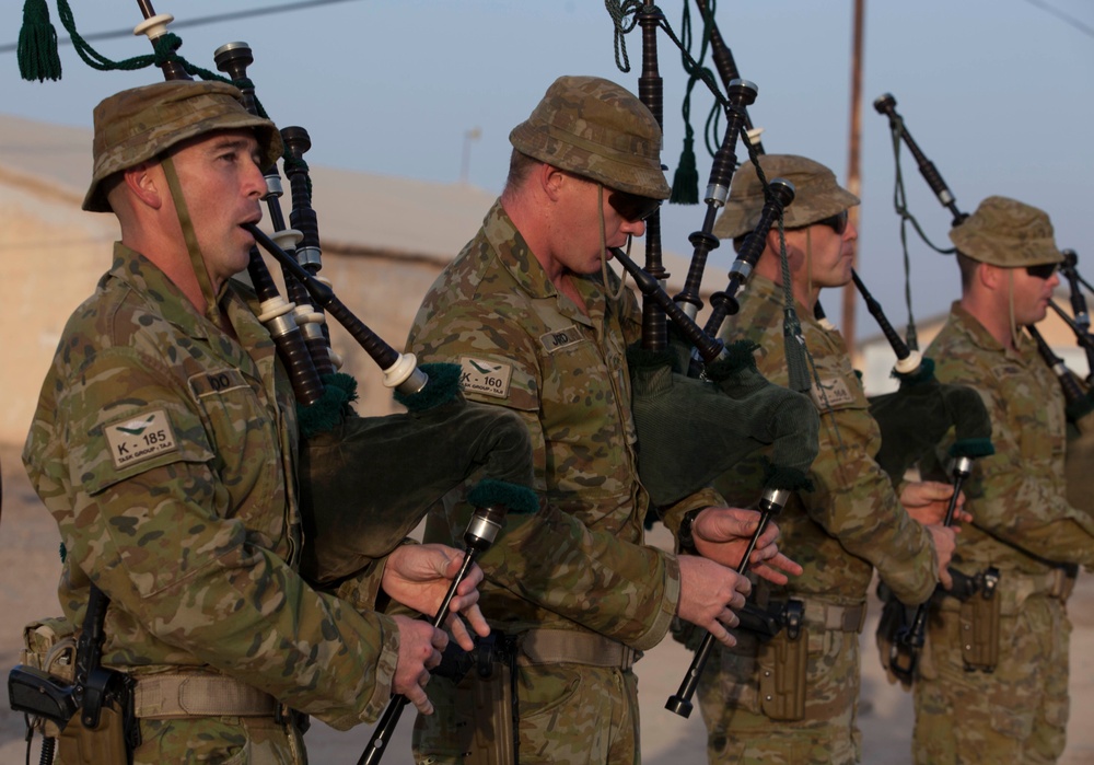 Australian Soldiers Celebrate Regimental Birthday