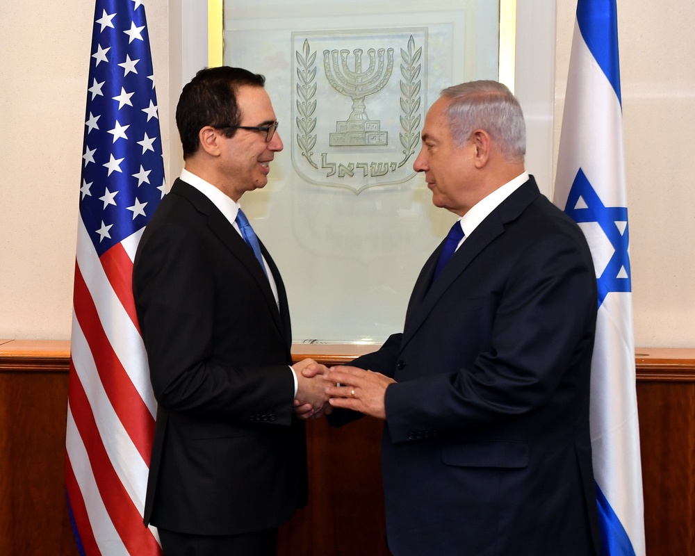 Treasury Secretary Mnuchin meets Israeli PM Netanyahu