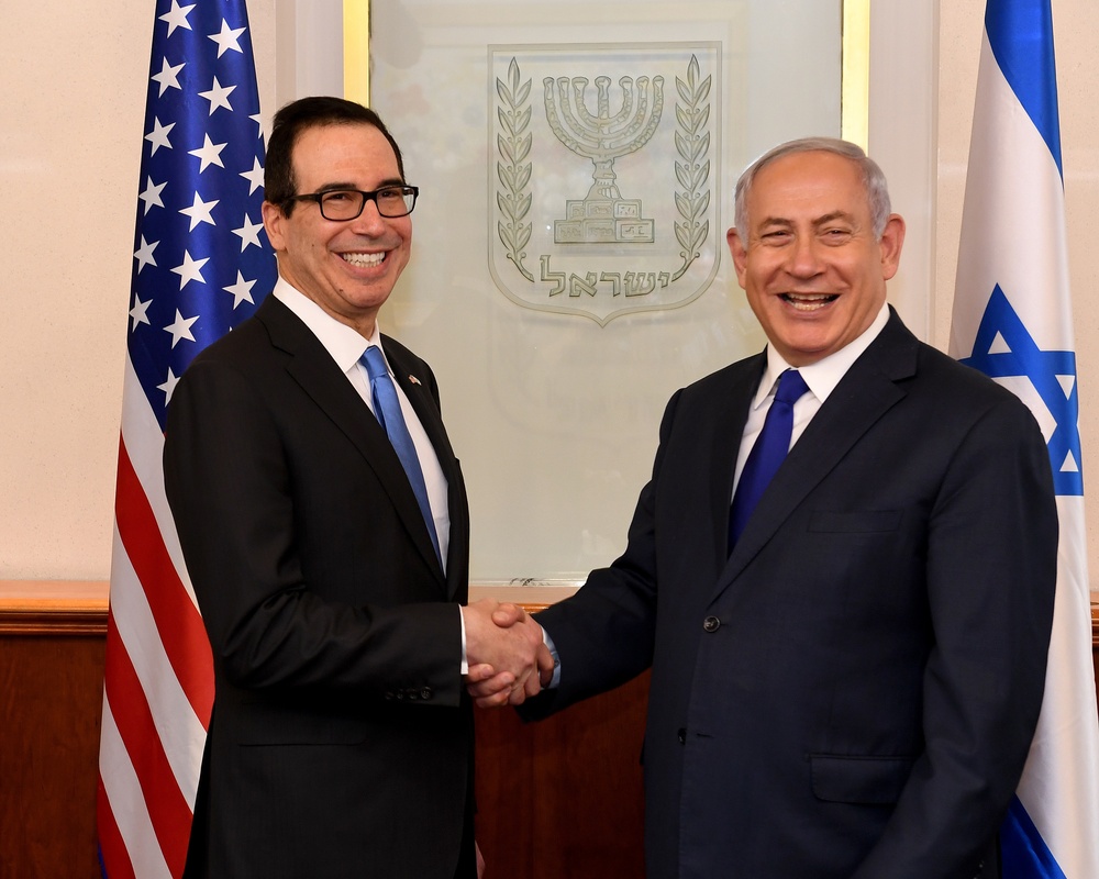 Treasury Secretary Mnuchin meets Israeli PM Netanyahu