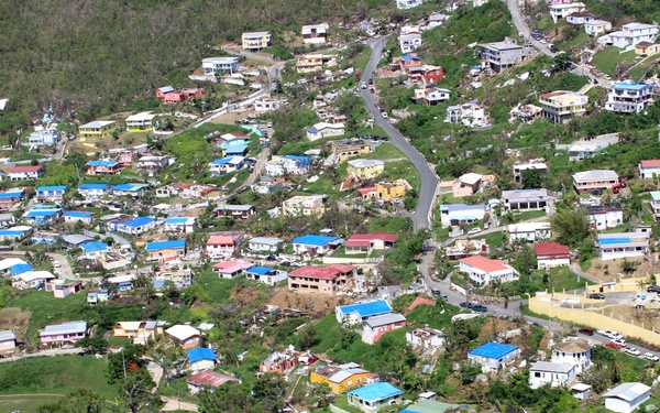 U.S. Virgin Islands from above