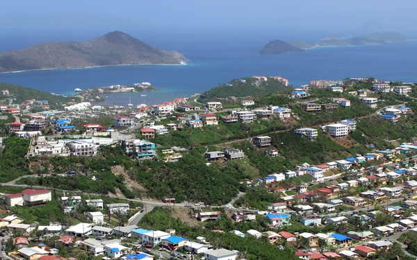 U.S. Virgin Islands from above