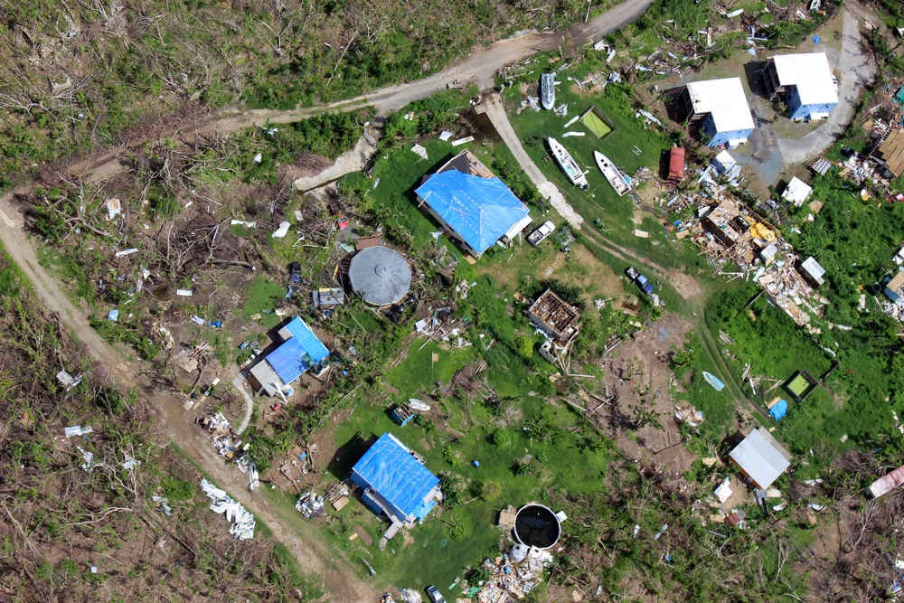 U.S. Virgin Islands from above