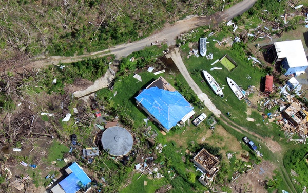 U.S. Virgin Islands from above