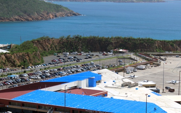 U.S. Virgin Islands from above