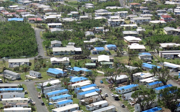 U.S. Virgin Islands from above