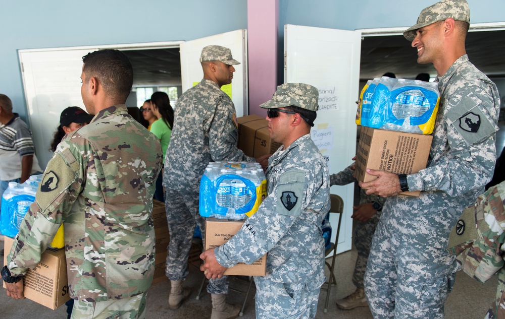 Hurricane Maria: Food and Water Distribution