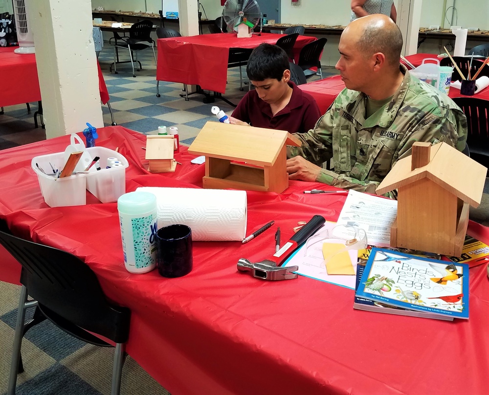 Build a Bird Feeder workshop at ACS