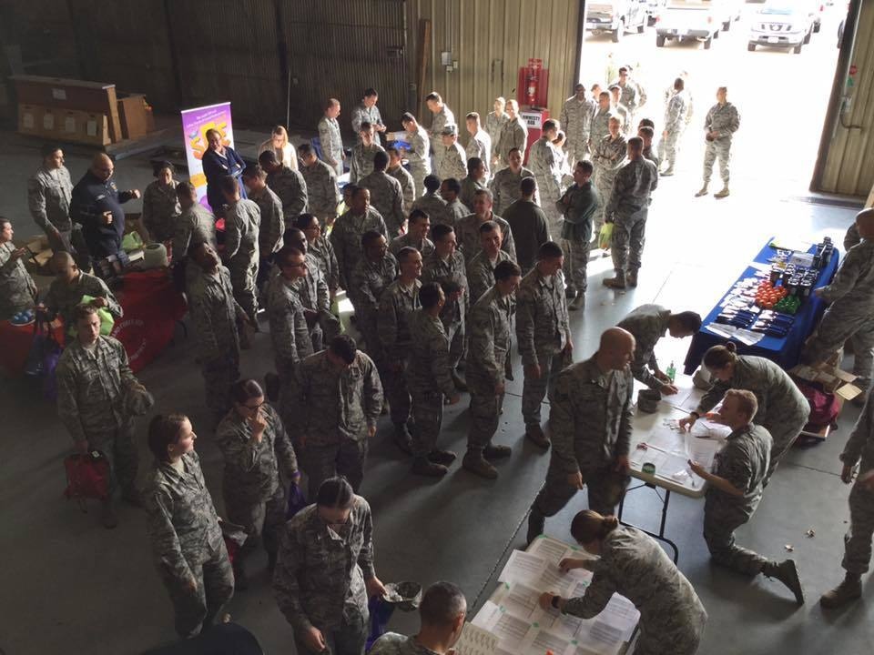 Grand Forks AFB members attend YETI brief
