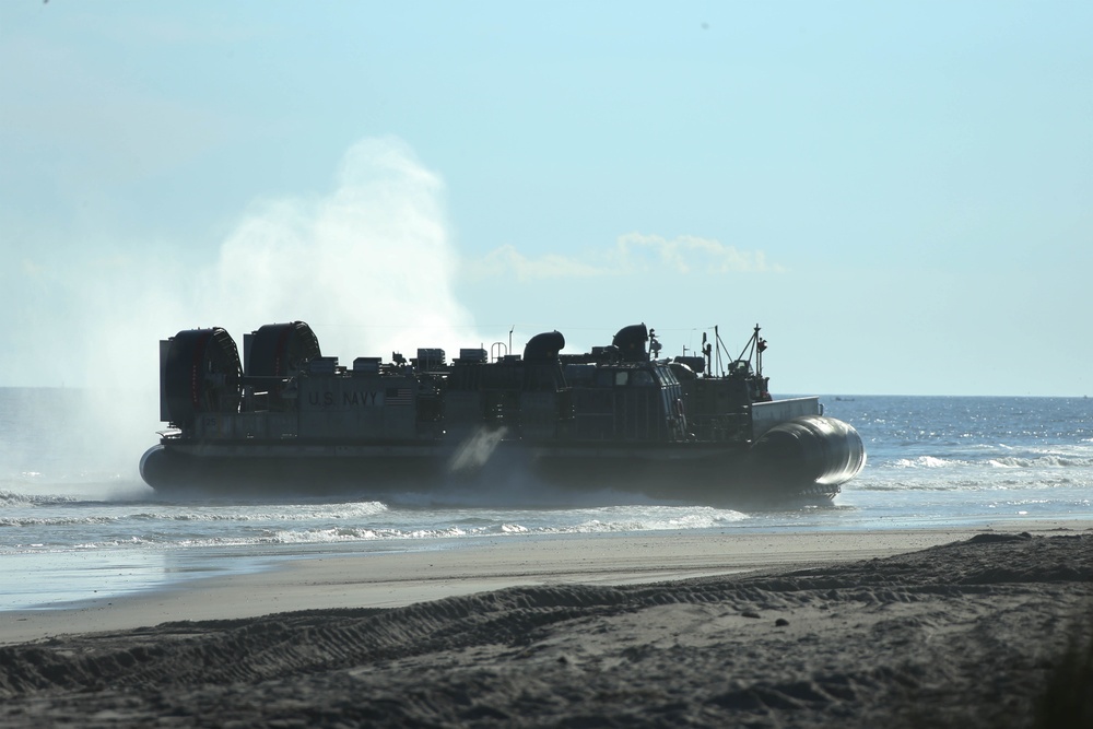 U.S. Marines and Sailors Participate in Amphibious Assault Training