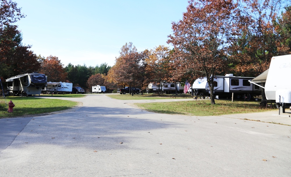 Fall at Fort McCoy's Pine View Campground