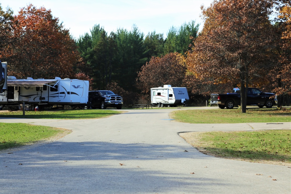 Fall at Fort McCoy's Pine View Campground