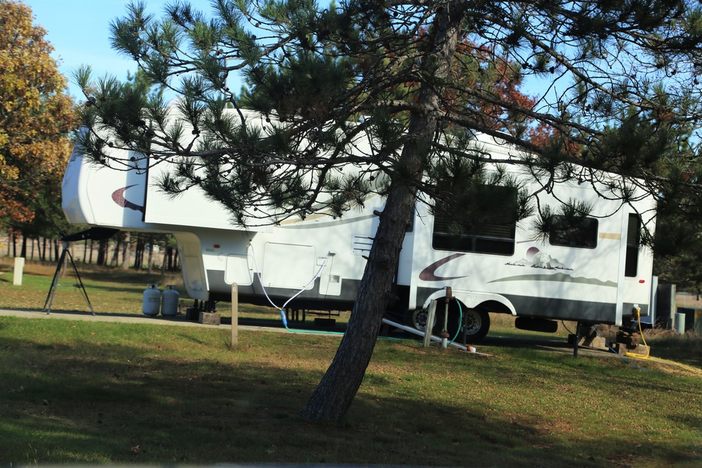 Fall at Fort McCoy's Pine View Campground