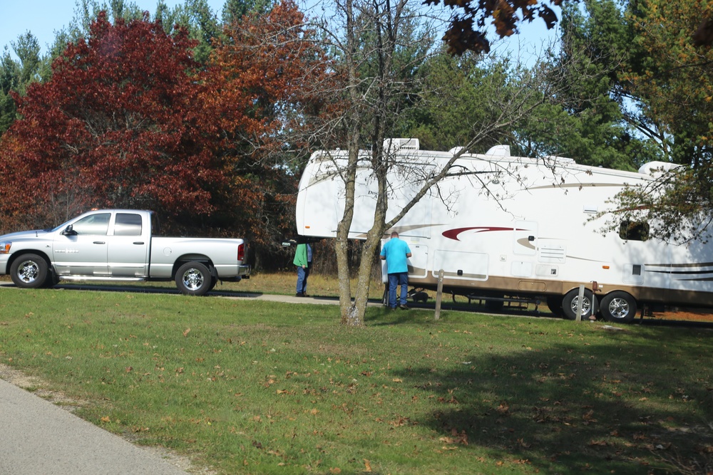 Fall at Fort McCoy's Pine View Campground