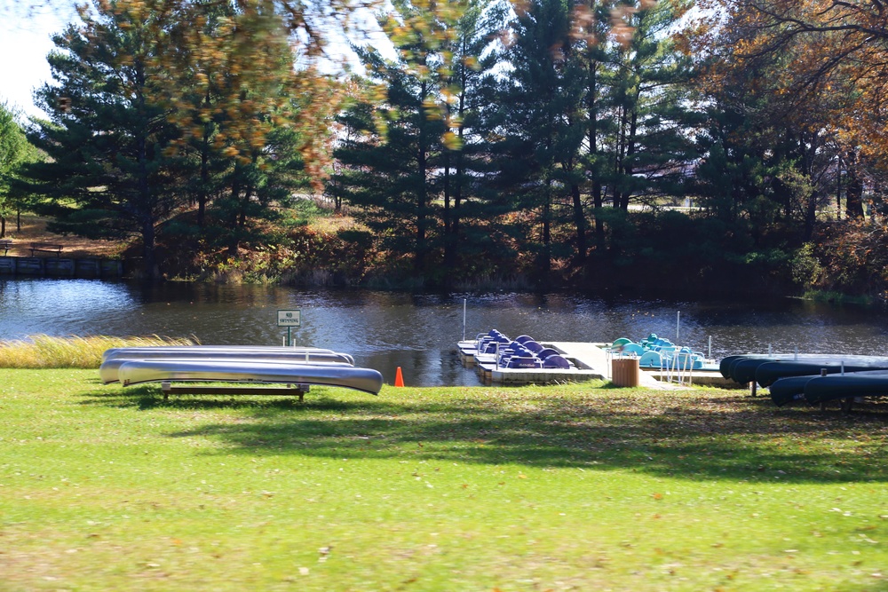 Fall at Fort McCoy's Pine View Campground