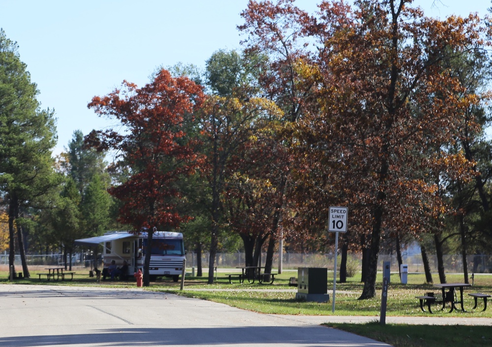 Fall at Fort McCoy's Pine View Campground