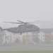 German Air Force Sikorsky CH-53 Helicopter Departs Katterbach Army Airfield, Ansbach Germany