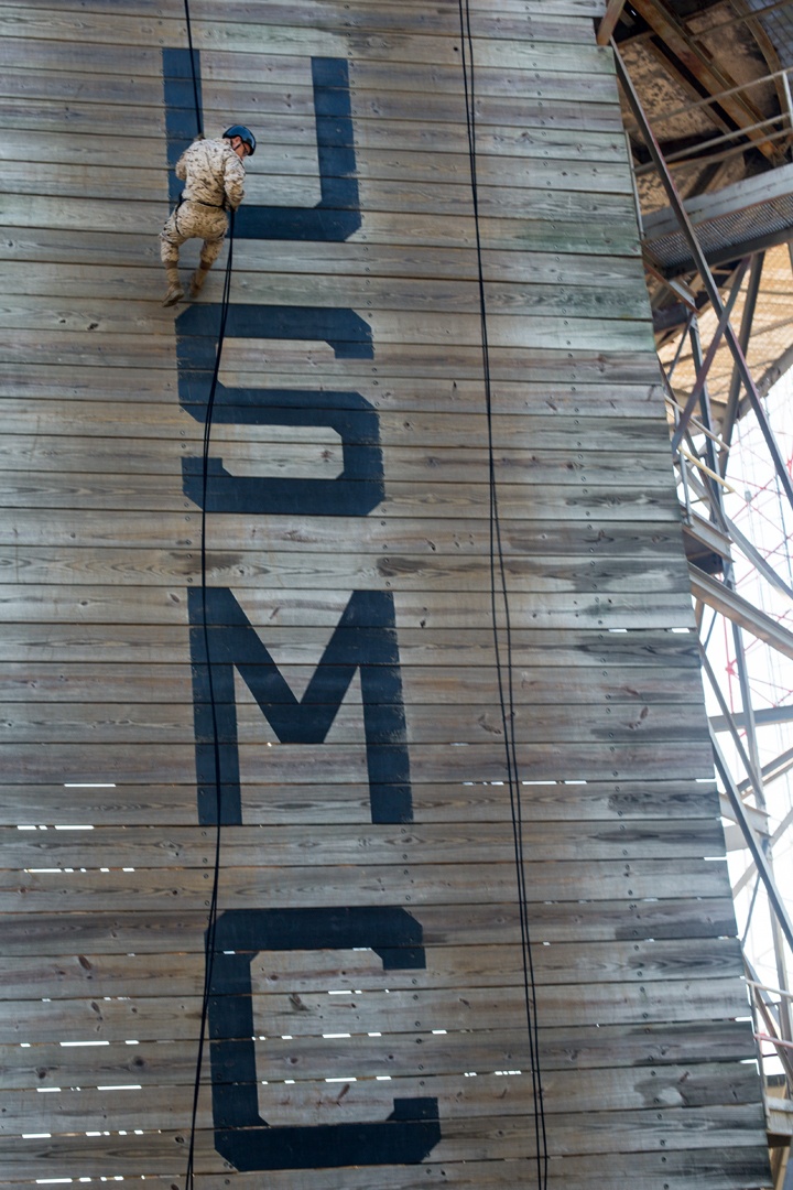 Marine recruits overcome fears, build confidence on Parris Island rappel tower