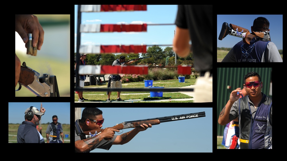 Pull; U.S. Air Force International Shotgun Team competes in the 2017 Shotgun Fall Selection Championship Match for 2018 World Cup
