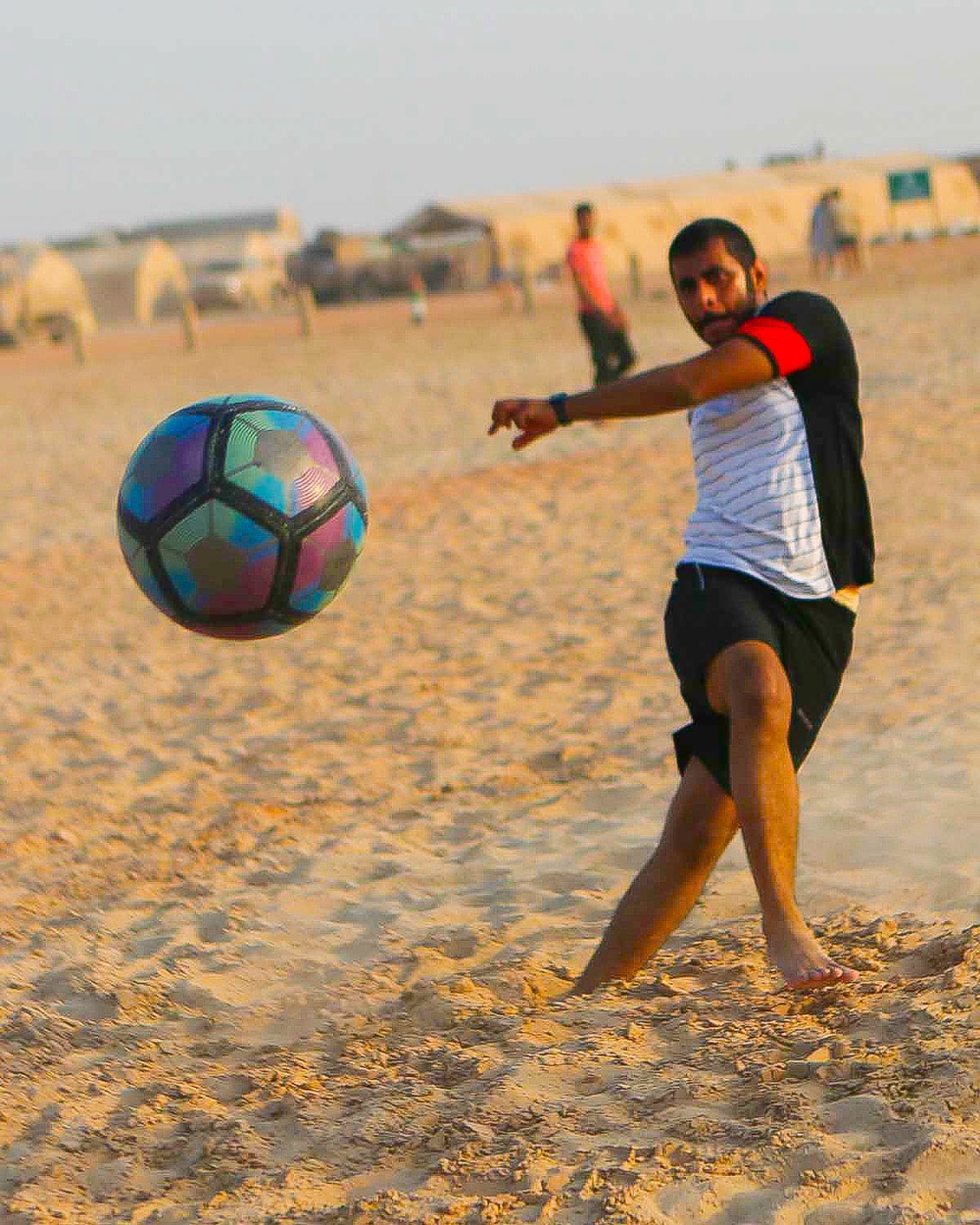 15th MEU Marines, UAE service members speak international language of football