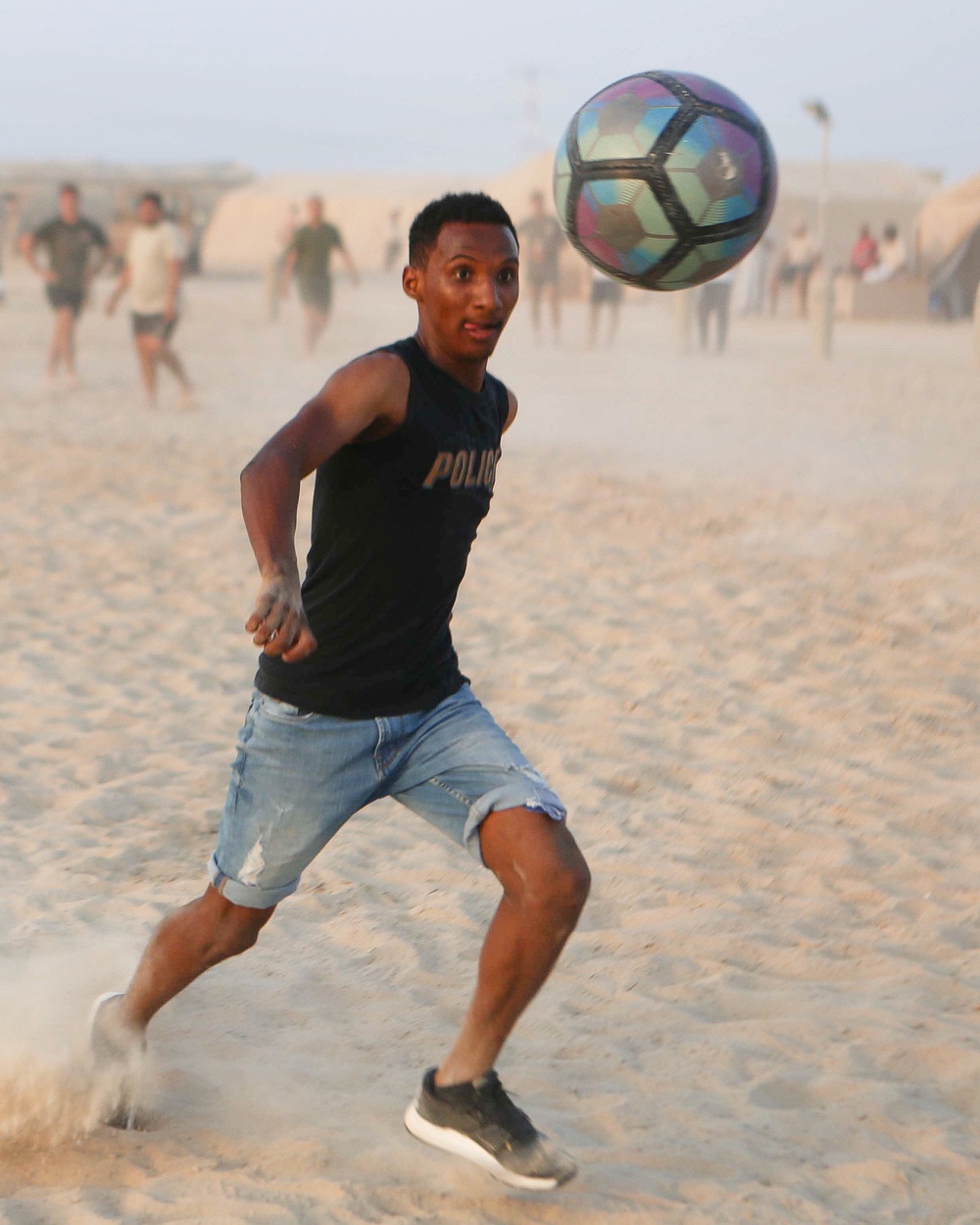 15th MEU Marines, UAE service members speak international language of football