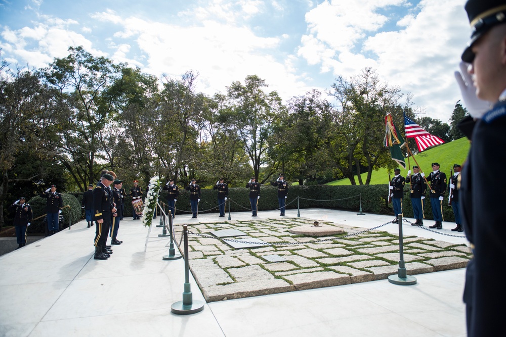 1st Special Forces Command (Airborne) Wreath-Laying Ceremony to Commemorate President John F. Kennedy's Contributions to the U.S. Army Special Forces.