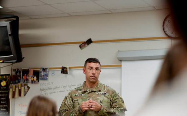 NC Guardsmen share their careers with ADHS students