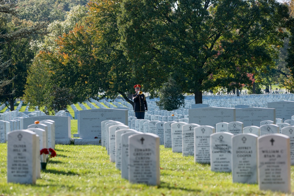 Graveside Service for U.S. Army Staff Sgt. Alexander Dalida in Section 60 of Arlington National Cemetery