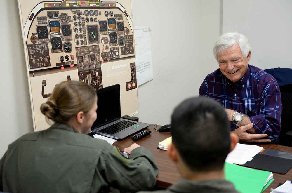 T-1 sim instructor serves over 50 years, has no end in sight
