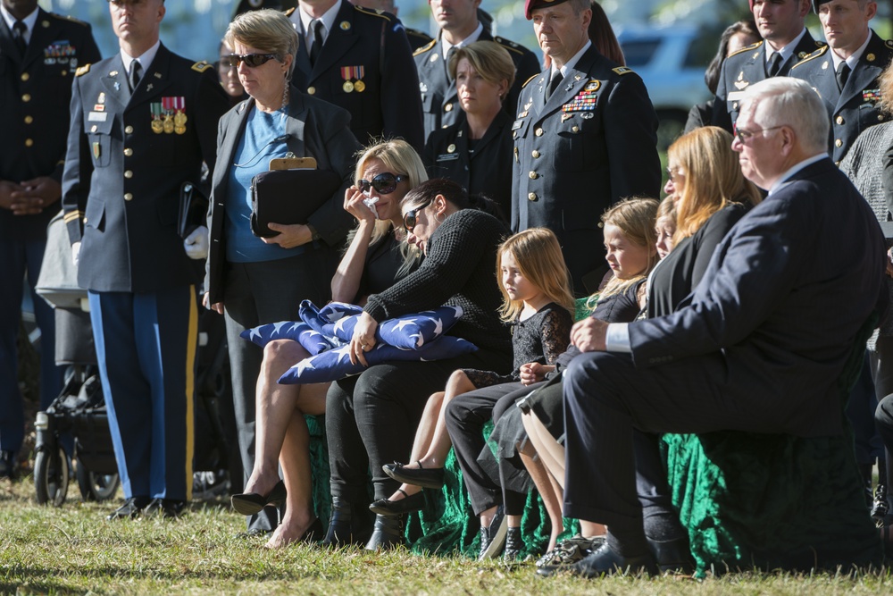 Graveside Service for U.S. Army Staff Sgt. Alexander Dalida in Section 60 of Arlington National Cemetery